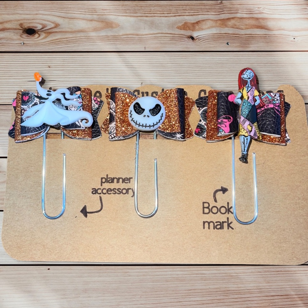 Nightmare before Christmas planner accessory or bookmark